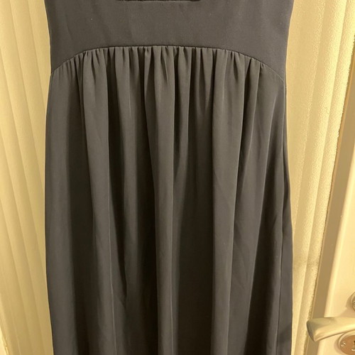 Reiss long cocktail dress dark blue XXXS new with minor defect