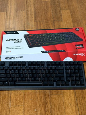 HyperX Origins 2 1800 Gaming Keyboard σαν καινούργιο, ανοιχτό, αχρησιμοποίητο