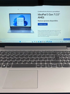 Lenovo Ideapad 1 Laptop 15.6" IPS Ryzen 5 7520U 16GB 512GB Radeon 610M Windows 11S σαν καινούργιο