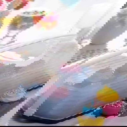 Τουρτιέρα Tupperware καινούργια μακρόστενη 45x19,5x15,5 εκ