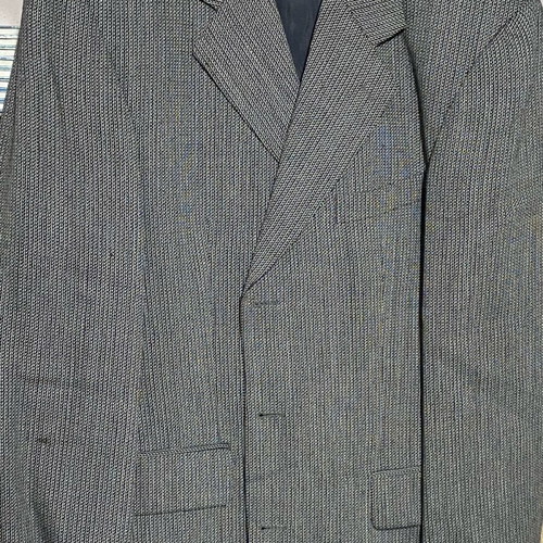 Babylon Bus No 54 men's jacket gray weave like new