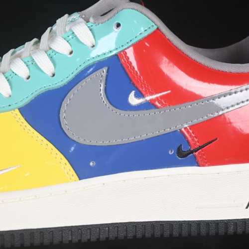 Nike Air Force 1 sneakers new, handmade colorful design