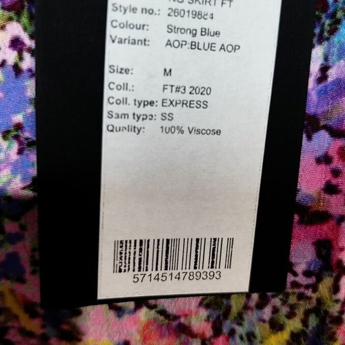 Yas skirt wrap new medium multicolor