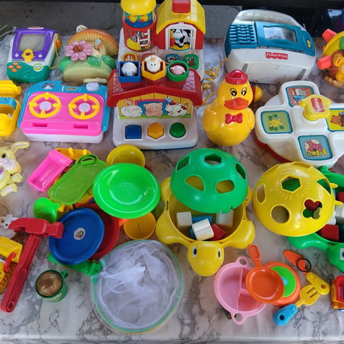 Baby educational toys used, 90s-00s decade, Fisher Price, Playskool
