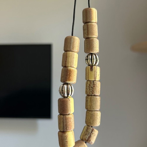 Komboloi old handmade worry beads, used