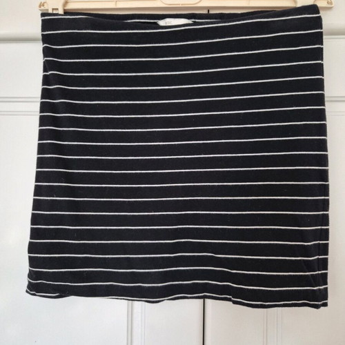 Set of two elastic mini skirts H&M like new, black and gray