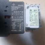 Ρελέ General Electric 110v μεταχειρισμένο, πακέτο 3 τεμαχίων με βοηθητικές επαφές