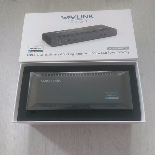 Wavlink WL-UG69PD2 Pro Docking Station new with Dual 4K 60Hz and 100W PD