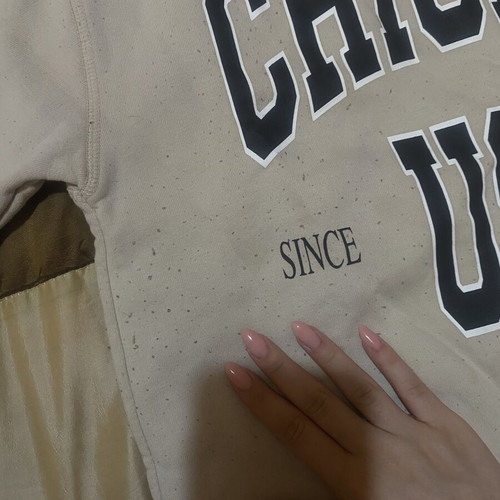 Stradivarius beige sweatshirt like new, size XS