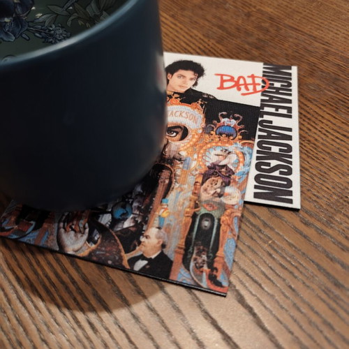 Michael Jackson Square Coasters for Office and Tables washable