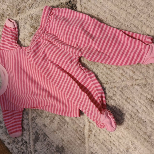 Baby clothing set 0-3 months pink used