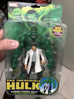 Gamma Punch Hulk με Bruce Banner φιγούρα, καινούργιο Marvel Legends 2004