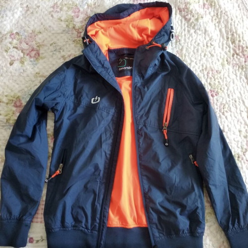 Emerson thin jacket like new, blue and orange, size S