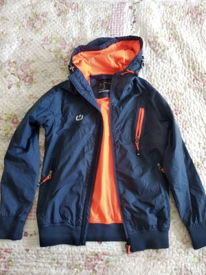 Emerson thin jacket like new, blue and orange, size S