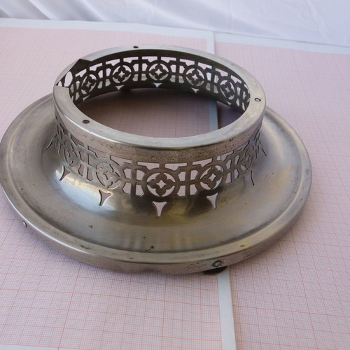 Metal decorative base used, antique with design