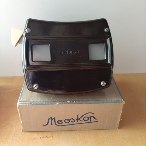 Meopta Meoskop Vintage Stereoscope Slide Projector Like New
