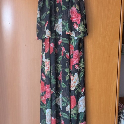 Kimono dress used, size medium, multicolor