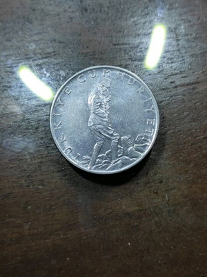 Turkey coin 2 1/2 lira 1977 used