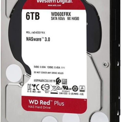 Western Digital Red 6TB NAS hard drive, 1 year warranty