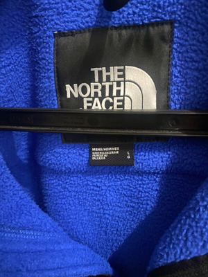 Fleece The North Face μαύρο με μπλε, μέγεθος Large, σαν καινούργιο