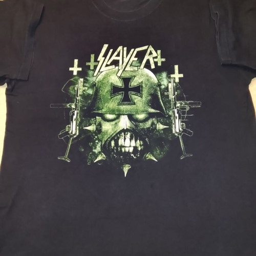 Slayer t-shirt vintage tour 2004 large used, multicolor