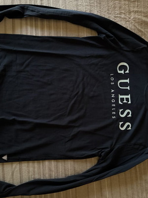 Guess long sleeve shirt used, size M, blue, super slim fit