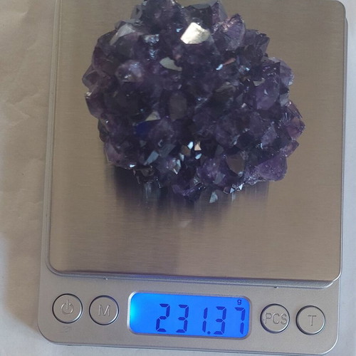 Amethyst from Uruguay new, 231.37g with stalactite eye