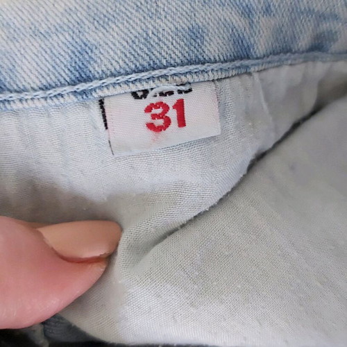 Vintage Charleston summer women's jeans used, bootcut