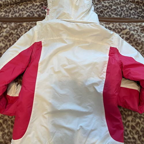 Ski jacket used, size M, white