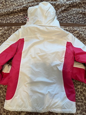 Ski jacket used, size M, white