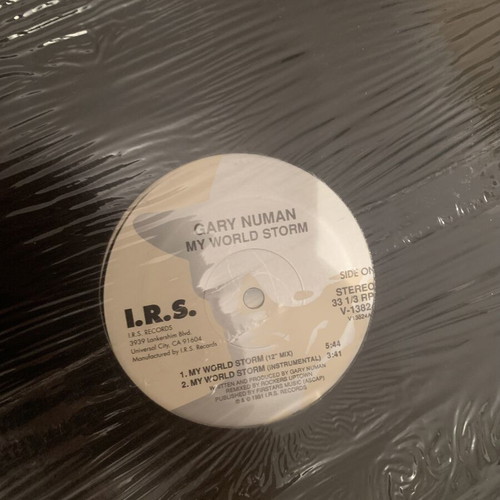 Gary Numan My World Storm Are "Friends" Electric? 12" vinyl used, electronic