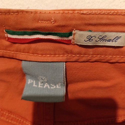 Please Italian orange jeans size M used