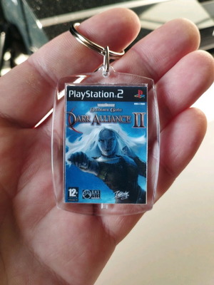 Baldur's Gate Dark Alliance 2 PS2 keychain