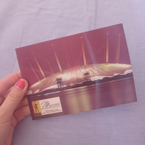 Millennium Dome London 2000 Lenticular Postcard with Motion Effect
