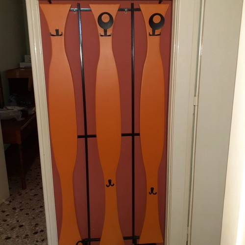Entrance furniture used with hanger and umbrella holder