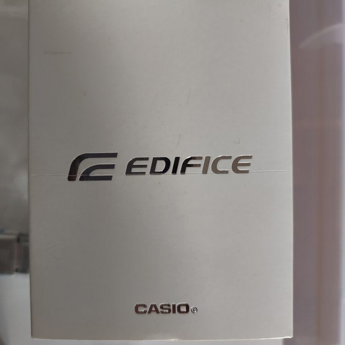 Casio Edifice EFB-730D-7AVUEF wristwatch like new, silver, chronograph