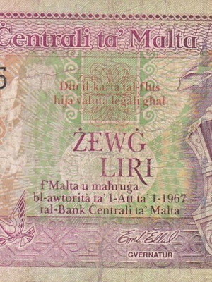 Malta banknote