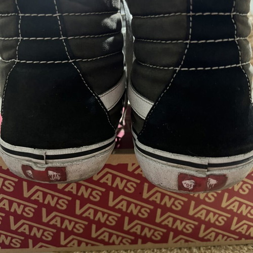 Vans of the World high sneakers used, size 46, black and brown