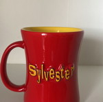 Vintage large embossed mug like new