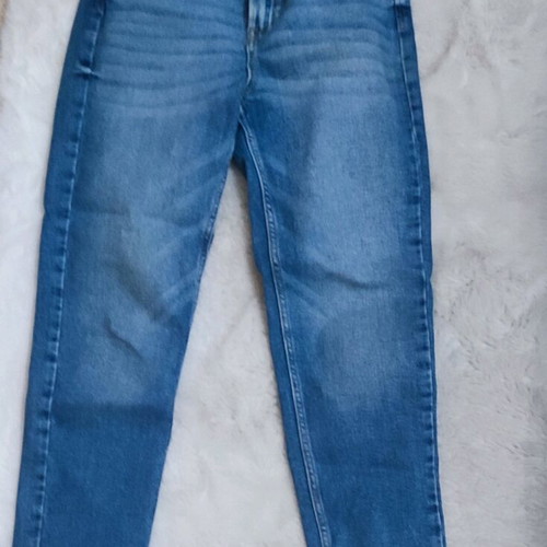 Stradivarius high-waisted jeans like new, blue, size 40