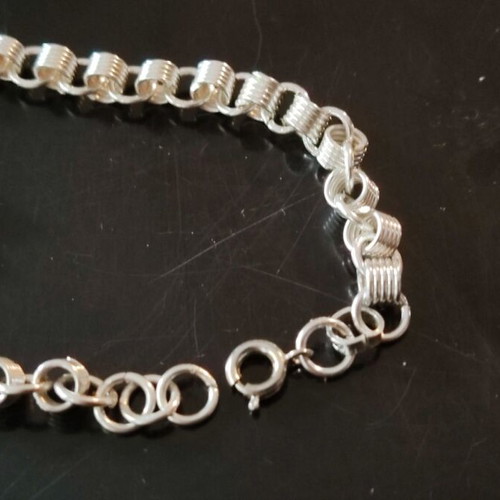 Silver 935 chain bracelet new, length 19.5cm