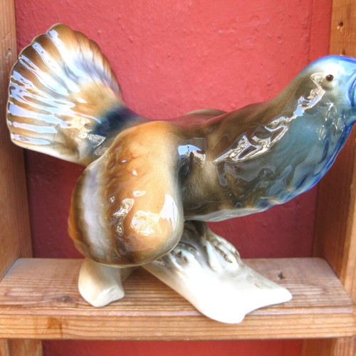 DUX porcelain bird like new with rich colors