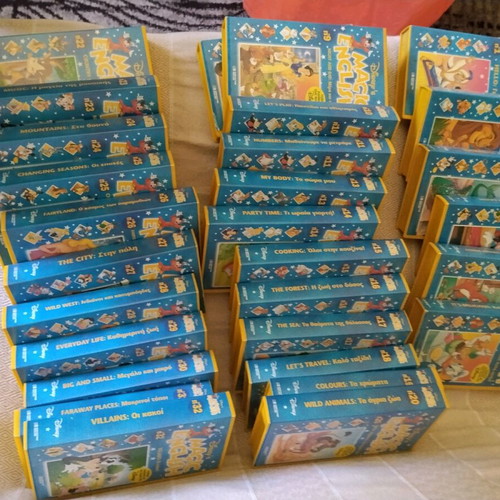 Disney's Magic English collection 29 VHS tapes like new