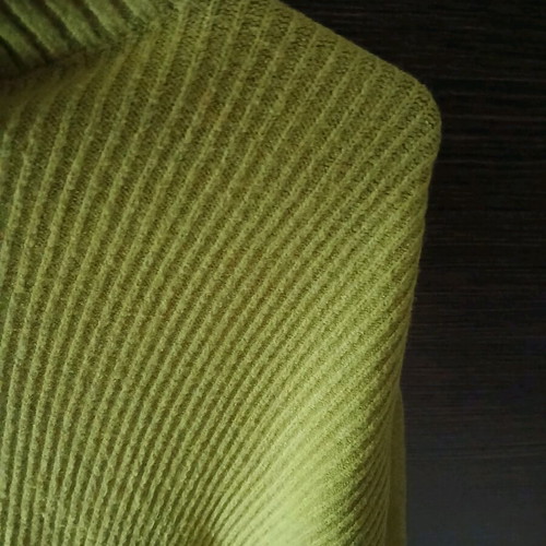 Pullover turtleneck used, green, size S-M
