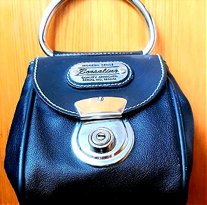 Συλλεκτική αυθεντική δερμάτινη τσάντα vintage της κολεξιόν Borsalino