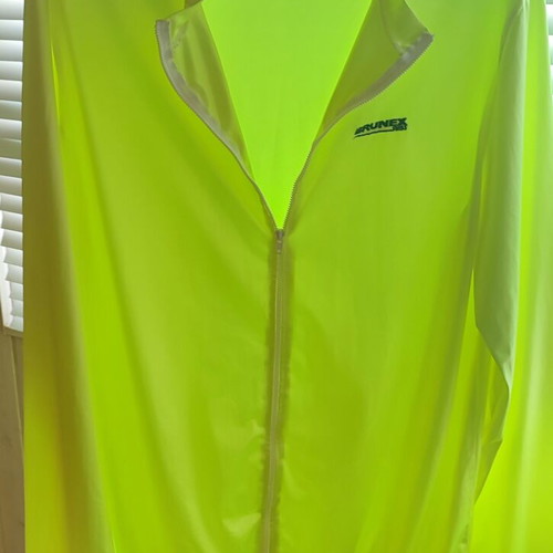Brunex Swiss Windbreaker Jacket used, XL, yellow