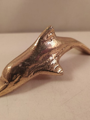 Bronze dolphin miniature, vintage