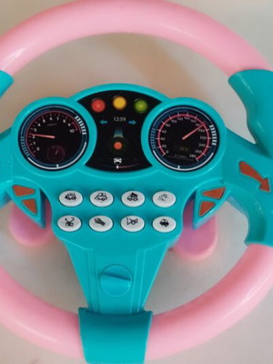 Children's steering wheel with sounds like new