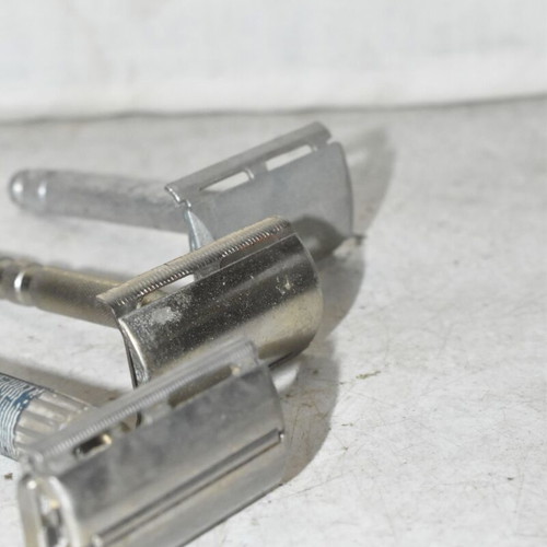 Vintage Safety Razors set of 3 used, including Gillette