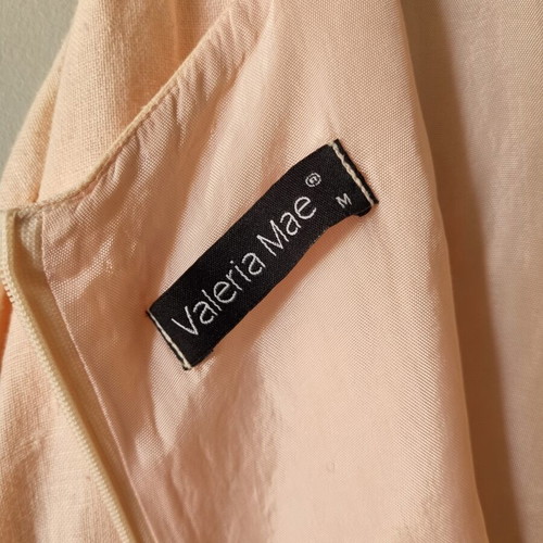 Valeria Mae Linen Dress powder pink, like new, size M